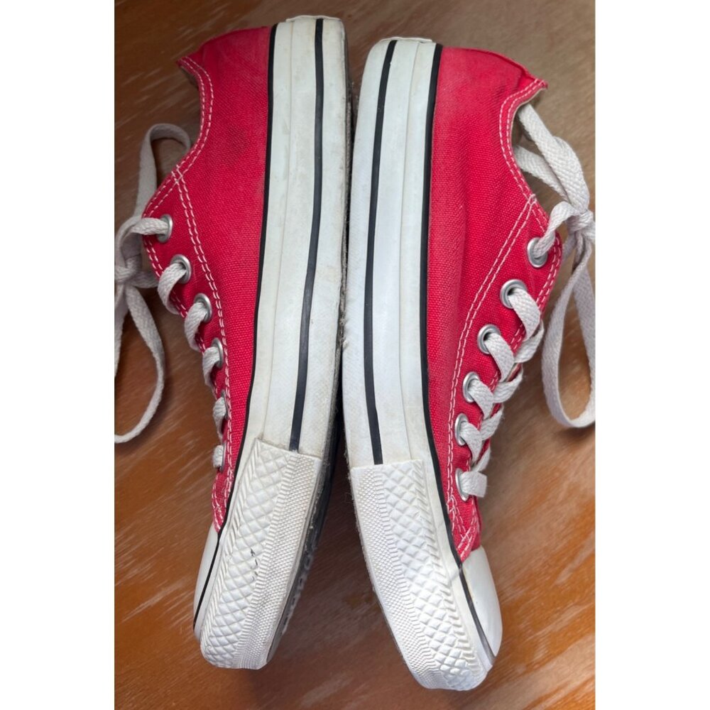 Converse All Star Red Sneakers Chuck Taylor Casual Shoes Grunge Unisex Women 5/7 - Picture 2 of 12